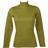 RAGNO Dolcevita Ciclista Donna Maglia Manica Lunga Caldo e soffice Cotone bio Articolo D274AK BIO Cotton Dolcevita, A39 Sphagnum, 5 - Quinta