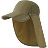 Bassdash UPF 50 + Cappello da Pesca Pieghevole Cappello da Baseball cap con Collo Rimovibile Flap Portatile per Uomini Donne Golf Escursionismo