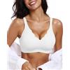 Ronronner Reggiseno Donna Senza Ferretto con Cuscinetti,Comfort Intimo Bralette Invisibile Elasticizzato,Supporto Completo e Cinghie Regolabili Reggiseni,Bralette Donna di Base