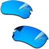 Combine8 Ploarized - Lenti di ricambio per occhiali da sole Oakley Flak Draft OO9364, 67 mm, colore: Blu ghiaccio