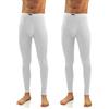 sesto senso Uomo 2 Pack Calzamaglia Lunga Intimo Uomo k2 (Bianco, XXL)