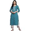 Nitimatta kurta da donna 7B-5YVN-ULCA, Turchese, X-Large