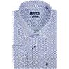 Rionero Camicia Uomo 100 Puro Cotone Taglie Forti Manica Lunga Taschino XXXL 3XL 4XL 5XL
