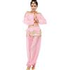 Astage Donne Danza Del Ventre Costume Active Wear A Maniche Lunghe Top Set