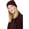 Style & Republic Berretto Sportivo in Cashmere in 100% Cashmere - Il Tuo Morbido Berretto di Alta qualità per Eleganti momenti Autunnali e Invernali, Marrone, 48