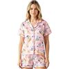 Get Trend Bluey Pigiama Corto Donna e Ragazza, Bingo Set Estivo 2 Pezzi con Camicia a Bottoni e Pantaloni, Abbigliamento Casa Leggero (M, Multi Bluey)