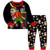 Shumintaojin Set pigiama per bambini ragazzi e ragazze, tuta da notte a maniche lunghe con t-shirt + pantaloni, abbigliamento alla moda per ragazze, 5-12 anni, Stile 1, 11-12 Years