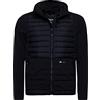 Superdry Giacca da uomo ibrida con cappuccio Nero XXL