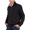 Marenza Giacca Uomo Misto Cashmere Cardigan Bottoni Made in Italy Maglione Seta Pullover Manica lunga Lana Merino Cachemire Maglioncino Beige Blu Grigio Maglia Regalo Abbigliamento Inverno (XL, Antracite)