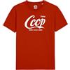 ZERO T-SHIRT LAB Maglietta CCCP Fedeli alla Linea Musica Punk Rock Sovietico Stella Rossa T-Shirt Unisex (XL, Traffic Red)
