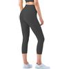 XDSP Leggins Sportivi Donna Push Up 3/4 Leggings Anticellulite Elasticizzati Vita Alta Pantaloni Fitness Yoga con Tasche per Pilates Running Tempo Libero