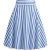 Generic Gonne a quadri da donna vintage a scacchi tartan mini gonna alla moda bottoni frontali skater gonne corte per cosplay club party estate abbigliamento casual miei ordini saldi liquidazione, Blu, S