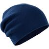 Villand Berretto in 100% Cashmere per Donne e Uomini con Confezione Regalo, Cappello Lavorato a Maglia in Cashmere a Doppio Strato, Berretto da Sci Invernale Oversize (Blu Marino)