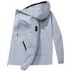 Fulidngzg Giacca Uomo Invernale Caldo Nylon Impermeabile Vento con Rivestimento in Piumino e Cappuccio S-5XL Giubbotto Softshell Primaverile Autunno Casual Elegante da Lavoro per Moto Trekking Escursioni 2025