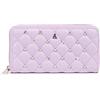 L' Atelier du Sac - Portafoglio Fleur in ecopelle, rosa chiaro (10 X 20 X 2 cm)