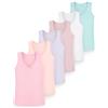 LOREZA ® 6 Cannottiera da Bambina in Cotone Canotta Intima 2-15 Anni