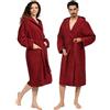nice homeit Accappatoio Donna e Uomo in Spugna 100% Cotone