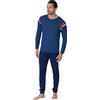 Sergio Tacchini Pigiama da Uomo in Jersey di Cotone, Art. F_PGI_35B26 Denim XL