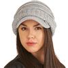 CHARM Berretto Invernale con Visiera, Mix Grigio