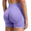 ZAAYO Pantaloncini sportivi da donna, per allenamento e allenamento, da 4,5, senza cuciture, per motociclisti