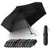erised's bifrost Ultra-Leggero Ombrello Portatile Pieghevole da Viaggio in Fibra di Carbonio,Donne/Bambini,Rivestimentoin Teflon,Pioggia/Sole,Compatto,Zaino/Auto,6 Stecche,Anti UV,UPF 50