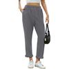 Joligiao Donna Pantaloni di Velluto a Coste Vita Alta Elastica Pantaloni Donna Eleganti Comodi Pantalone Palazzo Larghi a Gamba Dritta Pantalone Casual Leggeri con Tasca Autunno Inverno Sciolto Solido