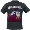 Helloween Seven Keys Tour 87 Uomo T-Shirt Nero 100% Cotone Regular