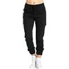 Tomwell Pantaloni Cargo Sportivi Donna Pantaloni Casual Pantalone con Coulisse Estivo Jogging Fitness Yoga Pantalone Sweatpants con Tasca