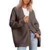 MOKBAY Cardigan Donna Curvy Cashmere Invernali Comoda Maglieria Casual Aperto Davanti Maglioncino Manica Lunga Elegante Maglia Cardigan Donna Elegante XL