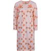 Lucky Camicia da notte da donna, termica, a maniche lunghe, con bottoni invernali, taglia M, L, XL, XXL