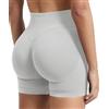 ZAAYO Pantaloncini sportivi da donna, per allenamento e allenamento, da 4,5, senza cuciture, per motociclisti