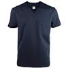 JONATHAN UNIFORM Divisa Medica Uomo Elasticizzato Casacca Sanitaria Manica Corta, Casacca Medico OSS Tuta da Lavoro per Sala Operatoria Dentista (Blu Navy, S)