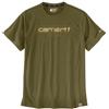 Carhartt Maglietta da uomo Force Relaxed Fit di peso medio a maniche corte con logo grafico 105202 Force Relaxed Fit Maglietta a maniche corte di peso medio (confezione da 1), L