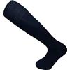 AMAL SOCKS 6 Paia Calze Lunghe Uomo in caldo cotone in Maglia Liscia con Polsino a coste, punte e talloni rinforzati, cucitura rimagliatura ultrapiatta, Marchio Italiano. (39-41, Blu)