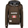 Canadian Peak Galapagos Men - Sweat Homme Capuche Poche Kangourou - Vêtement Sweatshirt Hoody Chaud Manches Longues - Pull Hommes Printemps Ete Automne Hiver (Marron XXL)