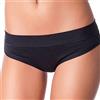 JADEA (6pz) Vita Bassa con Fascia Alta in Cotone Modal Elasticizzato (M, Nero, m)