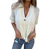 LIUYUYOUGO Cardigan Donna Cardigan Lavorato all'Uncinetto da Donna Lavorato A Maglia Traforato Manica Corta Aperto sul Davanti Giacca Leggera Estivo Casual Ampio Lavorato A Maglia Corto Scollo A V M