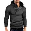 Grin&Bear Felpa con Cappuccio Uomo Slim Fit Sweatshirt Antracite-Nero XXL GEC401
