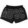 Moschino Costume Uomo Swim V3A4224 Pantaloncino Boxer Mare con Lettering (IT, Testo, XXL, Regular, Regular, Nero)