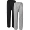 JINSHI Pantaloni Lunghi Pigiama da Uomo Morbide Modal Pantalone da Salotto Biancheria da Notte