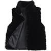 KHIRVWL Gilet in Pelliccia Sintetica Giacca Invernale Donna Elegante Giacca Lunga Senza Maniche Comodo e Caldo Gilet Pelliccia Invernale Cappotto in Peluche Giacca Cargan Gran mensioni