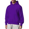 Oanviso Felpa con Cappuccio Uomo Hoodie Pullover A Viola XXL