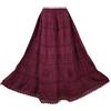 Doorwaytofashion - Gonna - Donna Burgundy Taglia unica