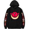 LKY STAR Anime Hazbin Hotel Felpa con Cappuccio per Ragazzi Ragazze Charlie Morningstar Vaggie Casual Sweatshirt Cosplay Hoodie