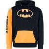 BATMAN The Bat Logo Uomo Felpa con Cappuccio Multicolore 60% Cotone, 40% Poliestere Regular