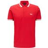 BOSS Paddy Curved, Polo Moderno, Uomo, Rosso (Medium Red 610), M