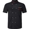 Zopmopae Cappotto da cuoco personalizzato Camicia da catering manica corta/manica lunga Camicia da cuoco personalizzata Uniforme da ristorante Fornello da forno Giacca da cuoco per uomini e donne