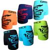 Junione Confezione da 6 boxer da uomo in stile retrò, slip senza cuciture in microfibra, XL-XXL
