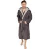 Blumtal Accappatoio Uomo Nero - Cotone 100% - Certificato Oeko-TEX®