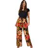 Joe Browns Pantaloni da Donna a Gamba Larga con Stampa Floreale Tropicale